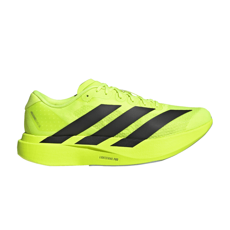 adidas Adizero Evo SL 'Lucid Lemon' — Lucid Lemon/Core Black/Metallic Silver