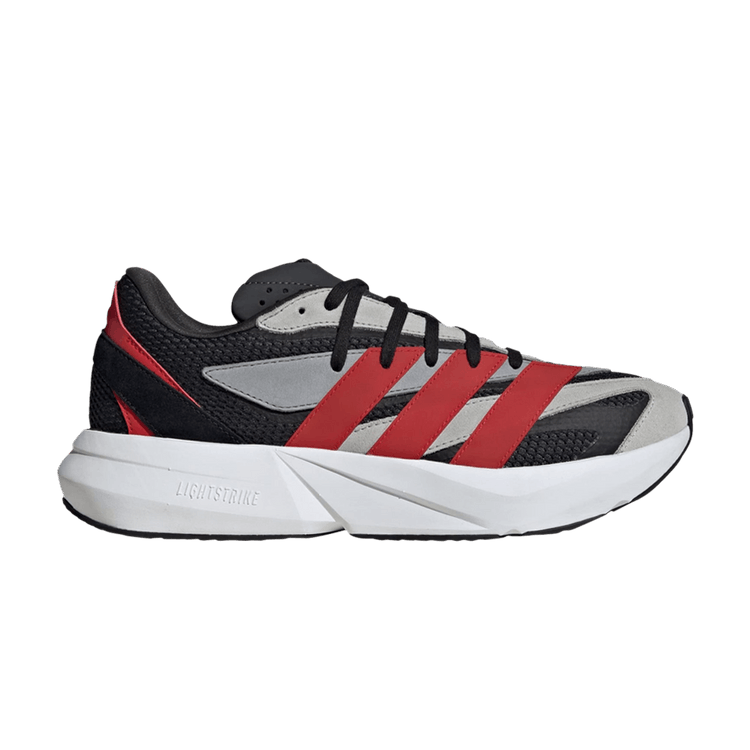 adidas Lightblaze 'White Black Scarlet' — Cloud White/Core Black/Better Scarlet