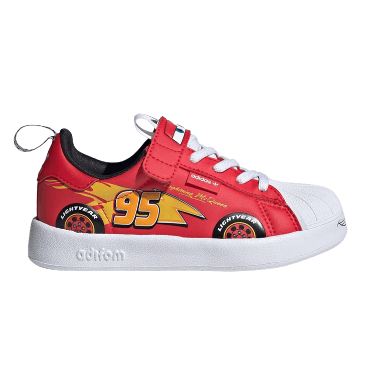 Cars x adidas Adifom Superstar 360 K 'Lightning McQueen' — Pure Ruby / Cloud White / Supplier Colour