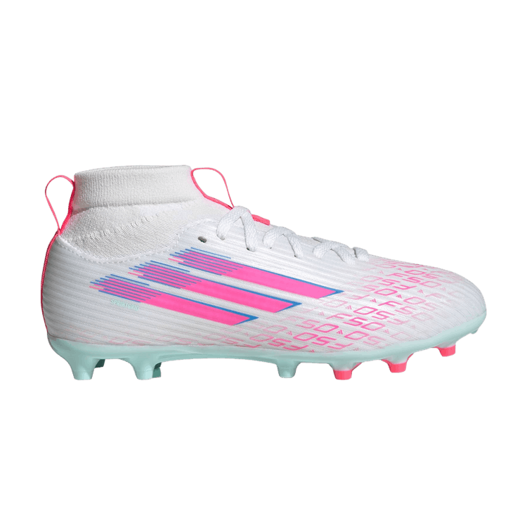 adidas Adizero F50 Sparkfusion League FG AG J 'Future Icons Trinity Pack' — Cloud White/Lucid Pink/Cloud White