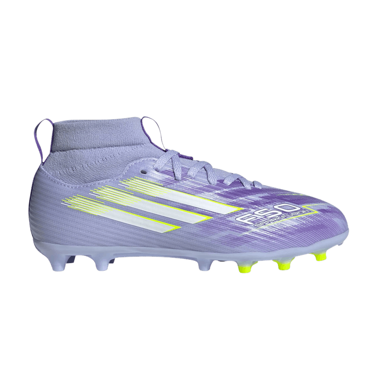 adidas Adizero F50 Sparkfusion League FG AG K 'Radiant Blaze Pack' — Violet Tone/Lucid Lemon/Purple Rush