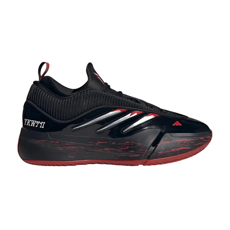 adidas Dame 9 'Halloween' Sample — Core Black/Silver Metallic/Cloud White
