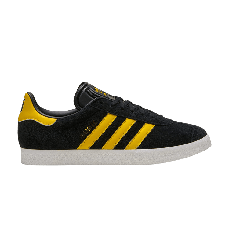 Columbus Crew x adidas Gazelle '2025 Archive Pack' — Core Black/Hazy Yellow/Footwear White