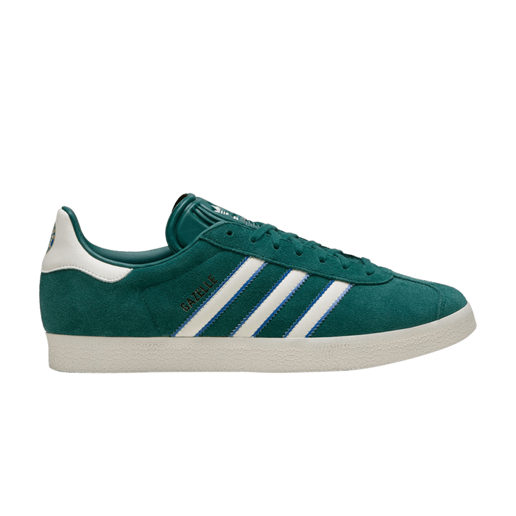 Colorado Rapids x adidas Gazelle '2025 Archive Pack' — Noble Green/Off White/Gold Metallic