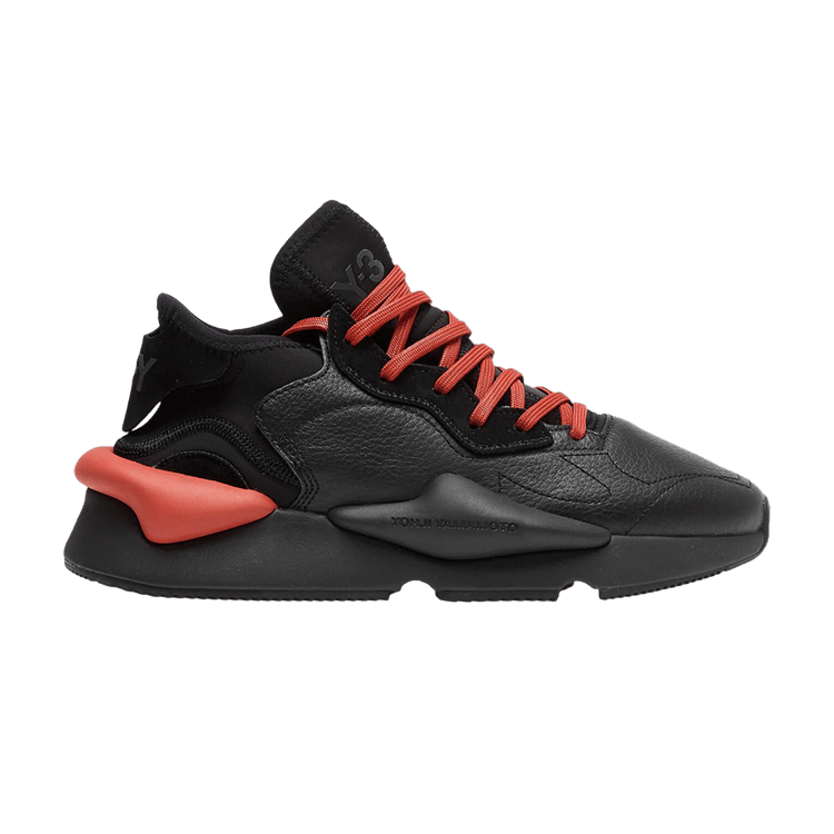 adidas Y-3 Kaiwa 'Black Tribe Orange' — Black/Black/Tribe Orange