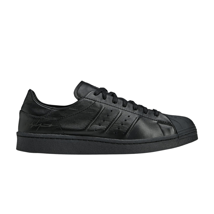 adidas Y-3 Superstar 'Luxe Leather Pack - Triple Black' — Black/Black/Black
