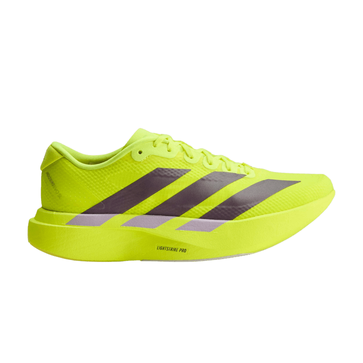 adidas Wmns Adizero Evo SL Woven 'Solar Yellow Aurora Plum' — Solar Yellow / Aurora Plum / Powder Plum