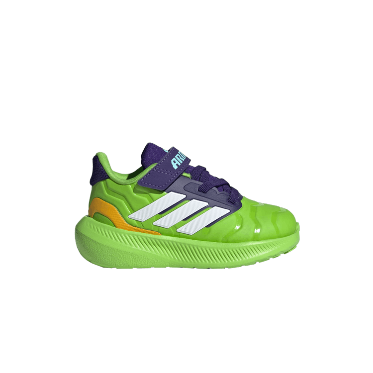 Marvel x adidas Runfalcon 5 I 'Iron Hulk' — Semi Solar Green/Cloud White/Collegiate Purple
