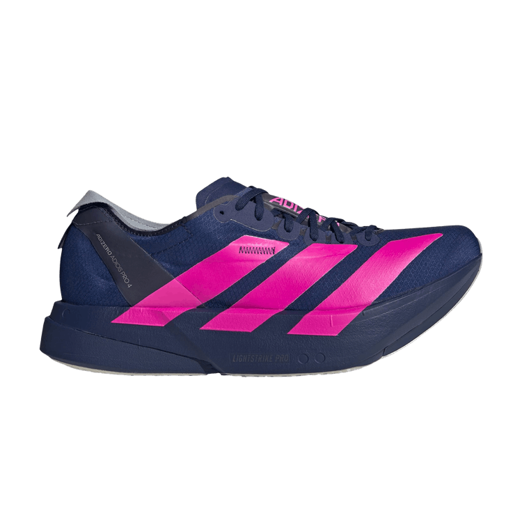 adidas Adizero Adios Pro 4 M 'Dark Blue Shock Pink Dash Grey' — Dark Blue/Shock Pink/Dash Grey