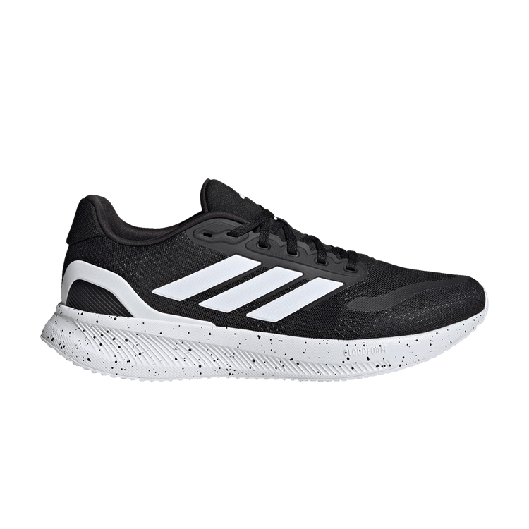 Adidas Runfalcon 5 'Black White Speckled' — Core Black/Cloud White/Core Black