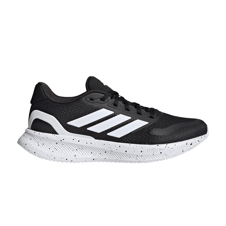 Adidas Wmns Runfalcon 5 'Black White Speckled' — Core Black/Cloud White/Core Black