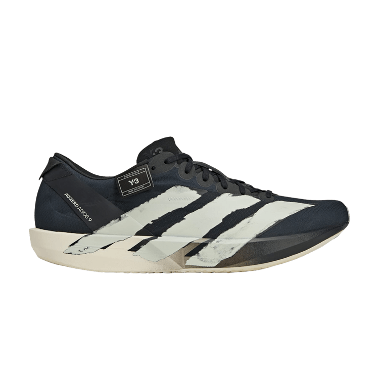 Adidas Y-3 Adizero Adios 9 'Black Off White' — Black/Black/Off White