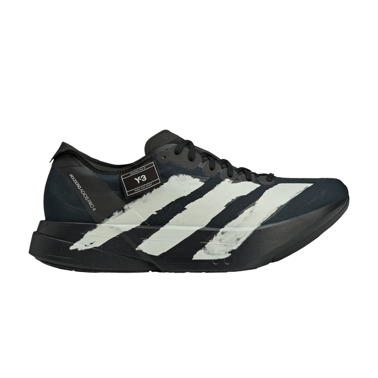 adidas Y-3 Adizero Adios Pro 4 'Black Off White' — Black/Black/Off White