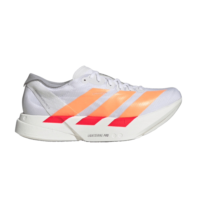 adidas Wmns Adizero Adios Pro 4 'Cloud White Beam Orange Lucid Red' — Cloud White / Beam Orange / Lucid Red