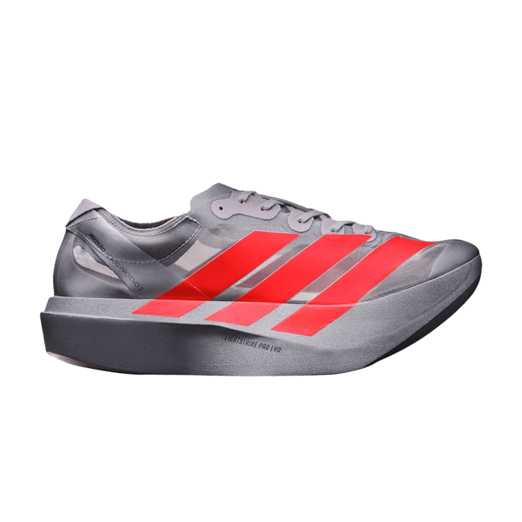 adidas Adizero Adios Pro Evo 2 'Silver Metallic Lucid Red' — Silver Metallic/Lucid Red/Grey Two