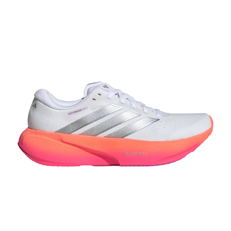 adidas Wmns Supernova Rise 3 'Cloud White Silver Metallic Lucid Pink' — Cloud White / Silver Metallic / Lucid Pink