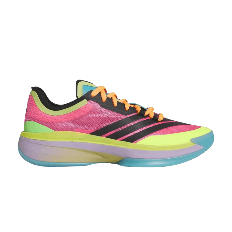 adidas Adizero Select 3.0 Low 'Lucid Pink Preloved Lime' — Lucid Pink/Powder Plum/Preloved Lime