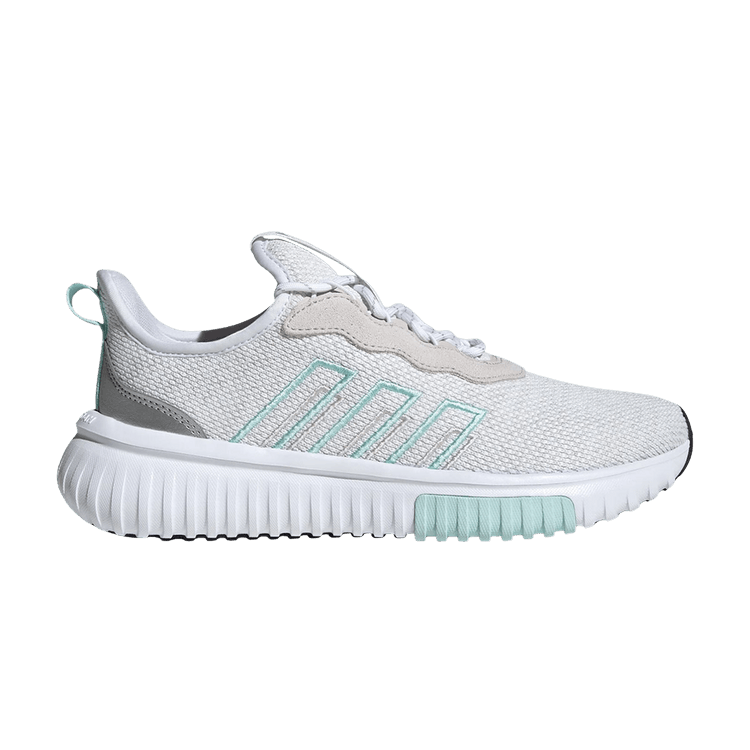 adidas Wmns Kaptir Flow 2.0 'Cloud White' — Cloud White / Semi Flash Aqua / Silver Metallic