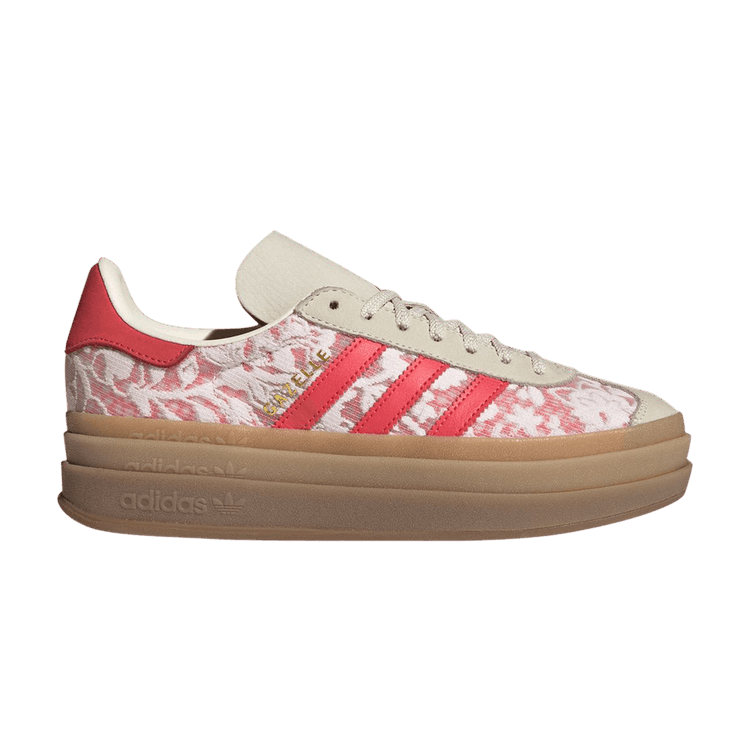 Liberty London x adidas Wmns Gazelle Bold 'Kazusa Pattern' — Cloud White/Cream White/Better Scarlet