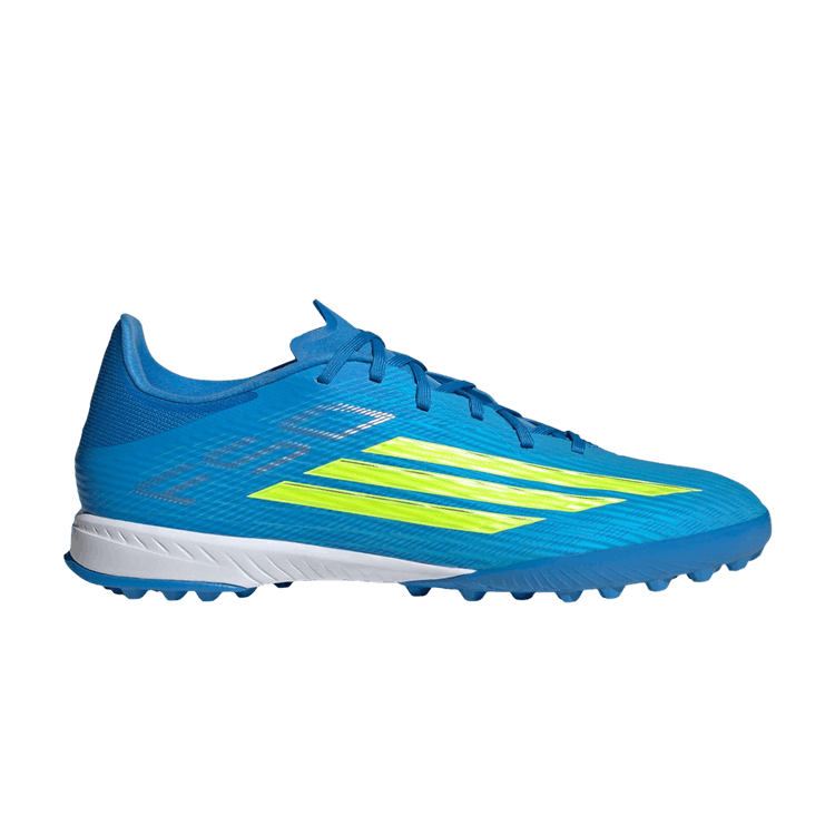 adidas F50 League TF  'Lucid Ray Blue Team Solar Yellow 2 Lucid Aquamarine' — Lucid Ray Blue / Team Solar Yellow 2 / Lucid Aquamarine