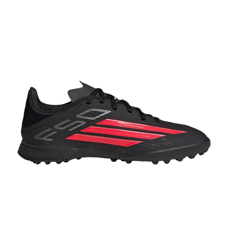 adidas F50 League TF Little Kid 'Core Black Lucid Red' — Core Black / Lucid Red / Core Black