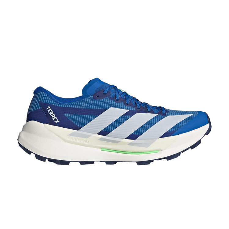 adidas Trail Terrex Agravic Trail 'Blue Dash Grey Lime Burst' — Blue / Dash Grey / Lime Burst