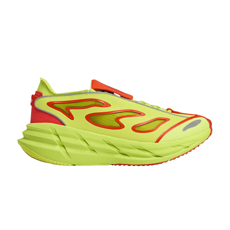 Stella McCartney x adidas Wmns Adistar 'Collegiate Orange Preloved Lime' — Collegiate Orange/Preloved Lime/Core Black