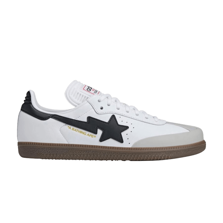 BAPE x adidas Samba 'White Black Gum' — White/Black/Gum