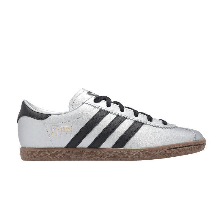 Adidas Stadt 'Silver Metallic Black' — Silver Metallic/Core Black/Gum
