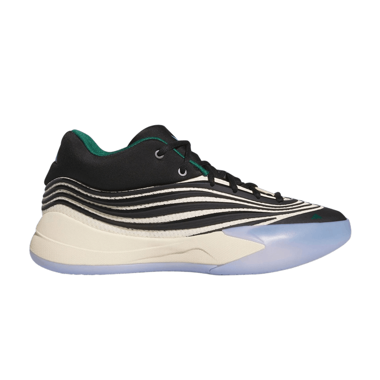 adidas Dame X 'Bucks' — Core Black/Warm Vanilla/Blue Burst
