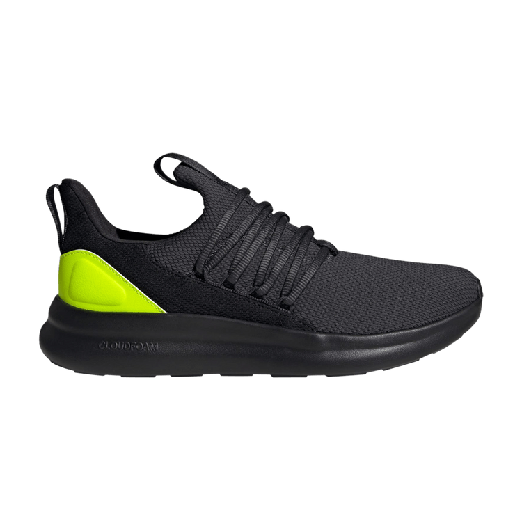 adidas Lite Racer Adapt 7.0 Wide 'Carbon Lucid Lemon' — Core Black/Carbon/Lucid Lemon