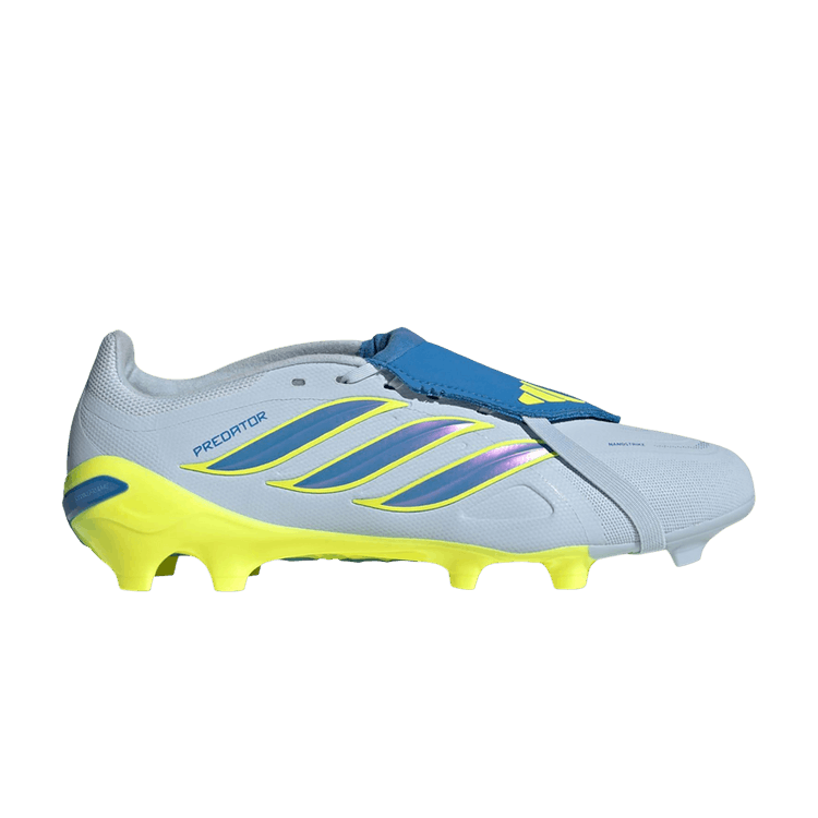 adidas Predator League Fold Over Tongue FG 'Crystal Sky Ray Blue Team Solar Yellow 2' — Crystal Sky Ray Blue Team Solar Yellow 2