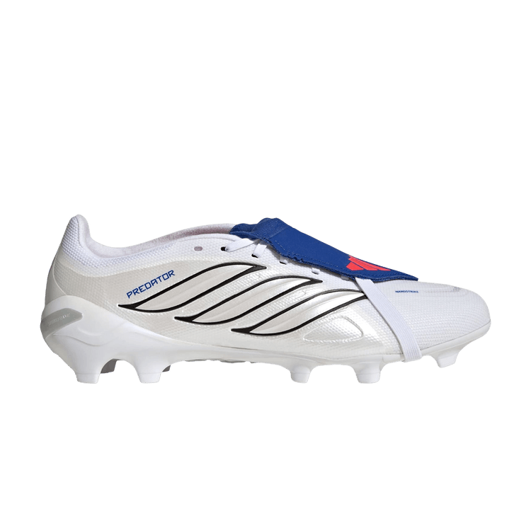 adidas Predator League Fold Over Tongue FG 'Cloud White Zero Metalic Royal Blue' — Cloud White/Zero Metalic/Royal Blue