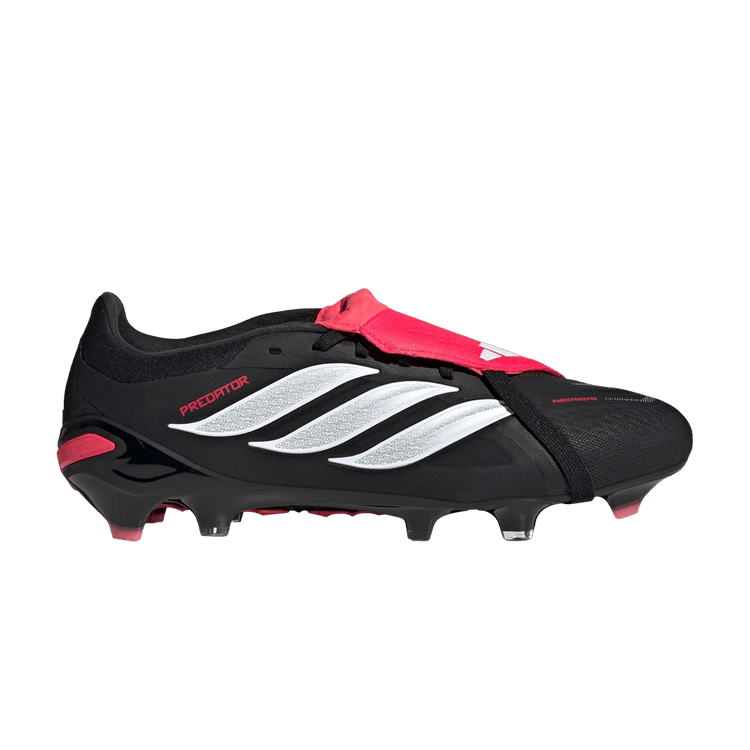 adidas Predator Pro Fold Over Tongue FG 'Core Black Cloud White Lucid Red' — Core Black/Cloud White/Lucid Red