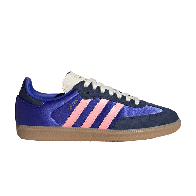 adidas Wmns Samba OG 'Lucid Blue Night Indigo Satin' — Lucid Blue/Night Indigo/Gum
