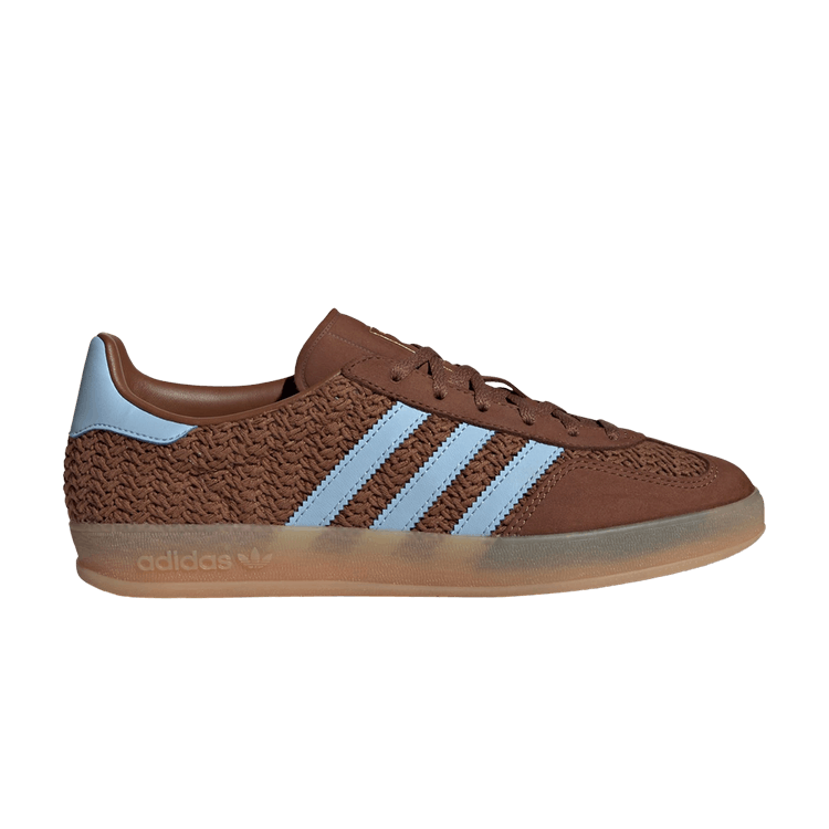 adidas Wmns Gazelle Indoor 'Crochet Pack - Preloved Brown' — Preloved Brown/Clear Sky/Gum