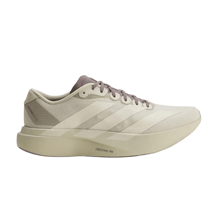 adidas Adizero EVO SL Woven 'Grey Shadow Fig — Putty Grey/Aluminum/Shadow Fig