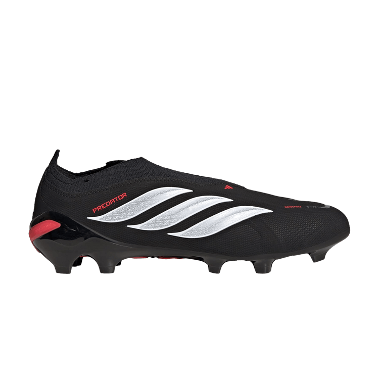 adidas Predator League Laceless FG 'Core Black Cloud White Lucid Red' — Core Black/Cloud White/Lucid Red
