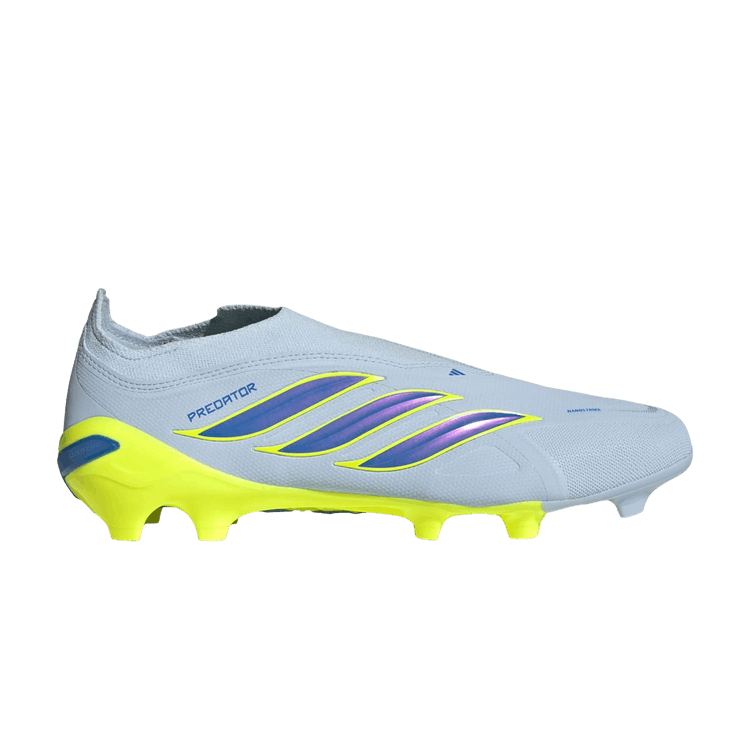 adidas Predator League Laceless FG 'Crystal Sky Ray Blue Team Solar Yellow 2' — Crystal Sky Ray Blue Team Solar Yellow 2