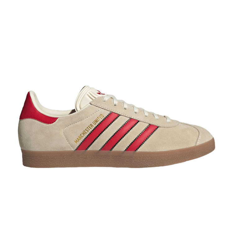 Manchester United x adidas Gazelle 'Terrace Icons Pack' — Cream White/Mufc Red/Core Black