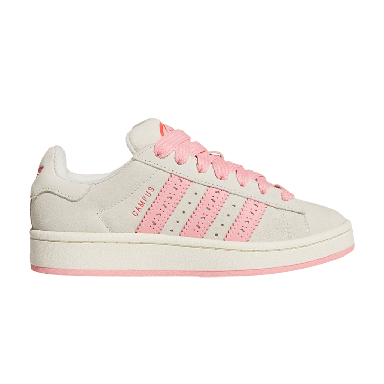 adidas Campus 00s J 'Cream Semi Pink Spark' — Cream White/Semi Pink Spark/Bright Red