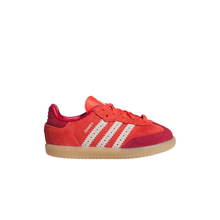 adidas Samba OG EL I 'Valentine's Day 2025' — Bright Red/Cream White/Team Victory Red