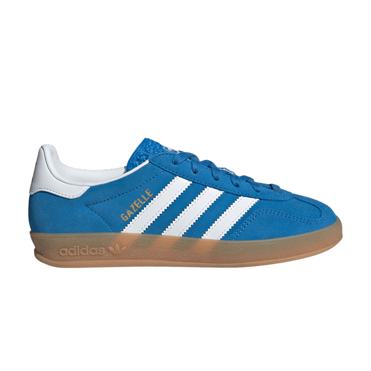 adidas Gazelle Indoor J 'Blue Bird Gum' — Blue Bird/Cloud White/Gum
