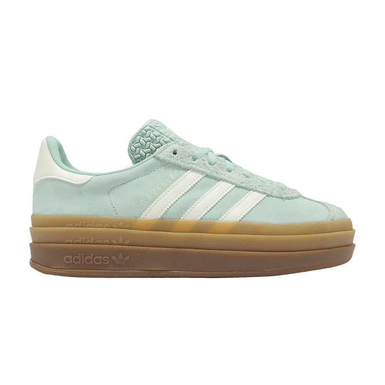 adidas Wmns Gazelle Bold 'Ash Green' — Ash Green/Off White/Gum