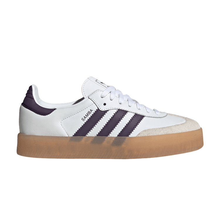 adidas Wmns Sambae 'White Aurora Plum Gum' — Cloud White/Off White/Aurora Plum