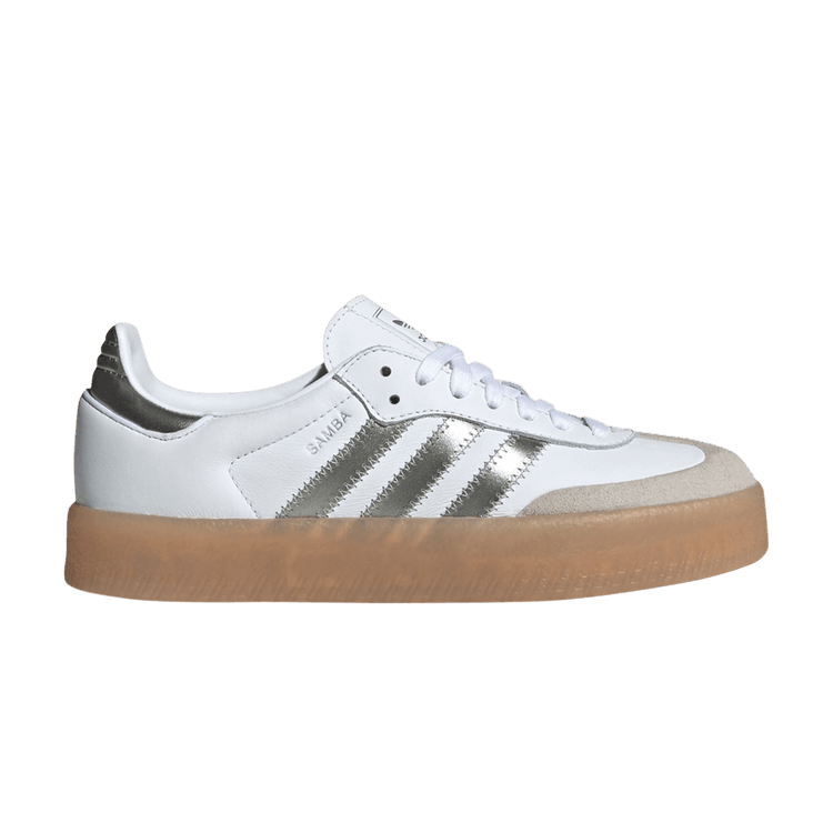 adidas Wmns Sambae 'White Silver Metallic Gum' — Cloud White/Silver Metallic/Gum