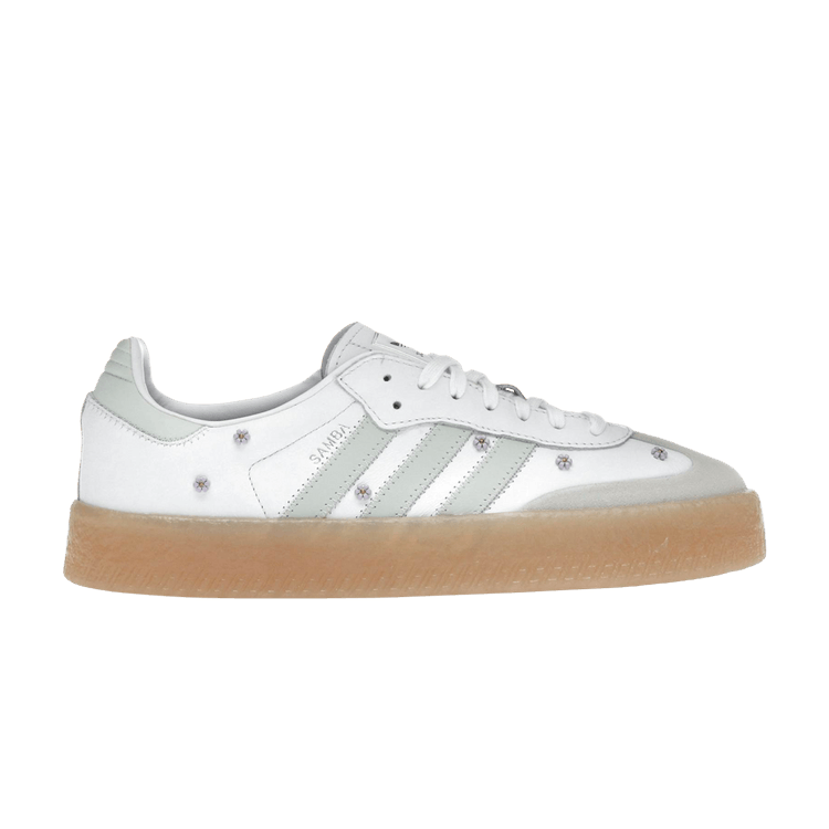 adidas Wmns Sambae 'Cloud White Linen Green Gum' — Cloud White/Linen Green/Gum