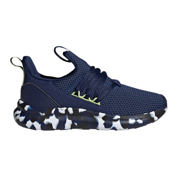 adidas Lite Racer Adapt 7.0 K 'Dark Blue' — Dark Blue/Cloud White/Pulse Lime