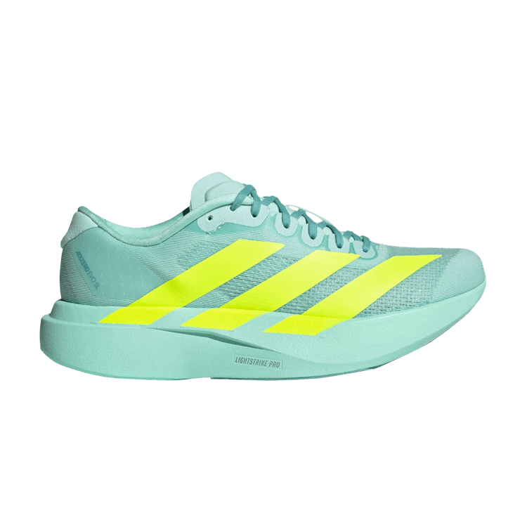 adidas Wmns Adizero Evo SL 'Semi Flash Aqua Lucid Lemon' — Semi Flash Aqua/Lucid Lemon/Mint Ton