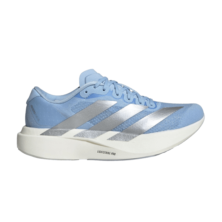 adidas Wmns Adizero Evo SL 'Glow Blue Silver Metallic' — Glow Blue/Silver Metallic/Cloud White